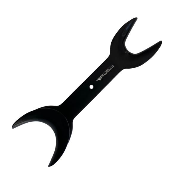 Wangenabhalter ROMA, chirurgischer Stahl, schwarz